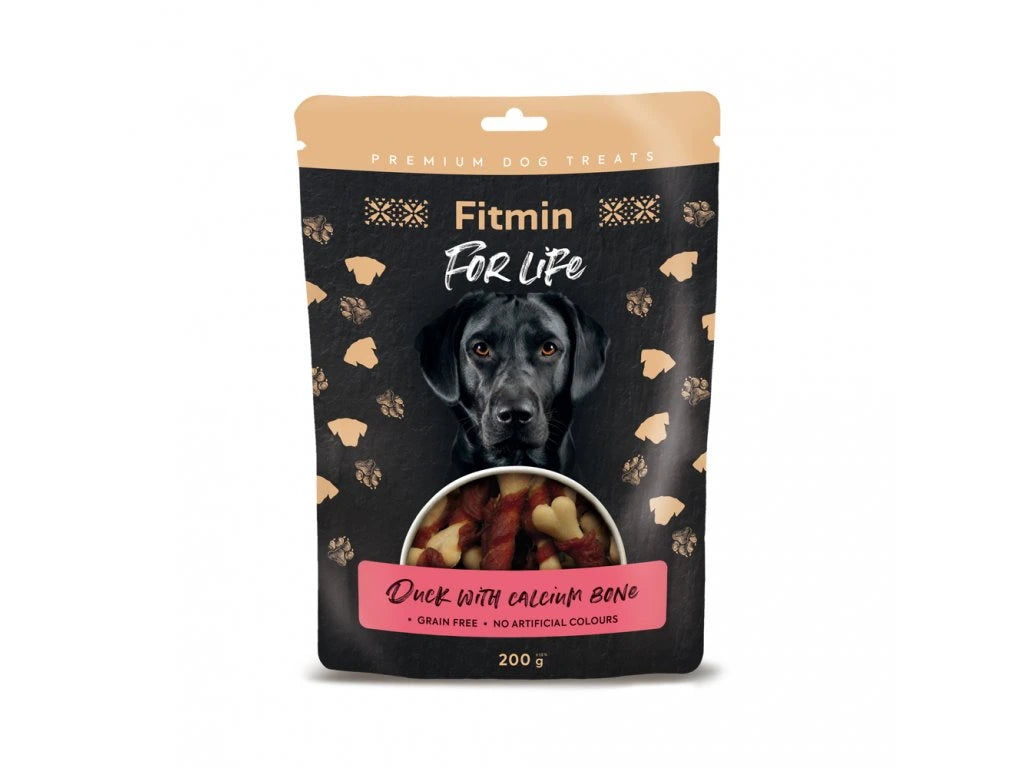 Fitmin For Life Duck with calcium bone treat for dogs 200 g