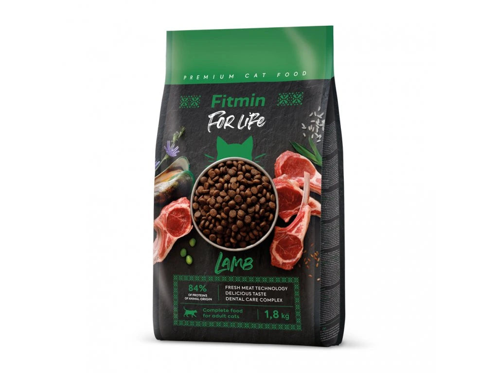Fitmin For Life Adult Lamb cat food 1.8 kg