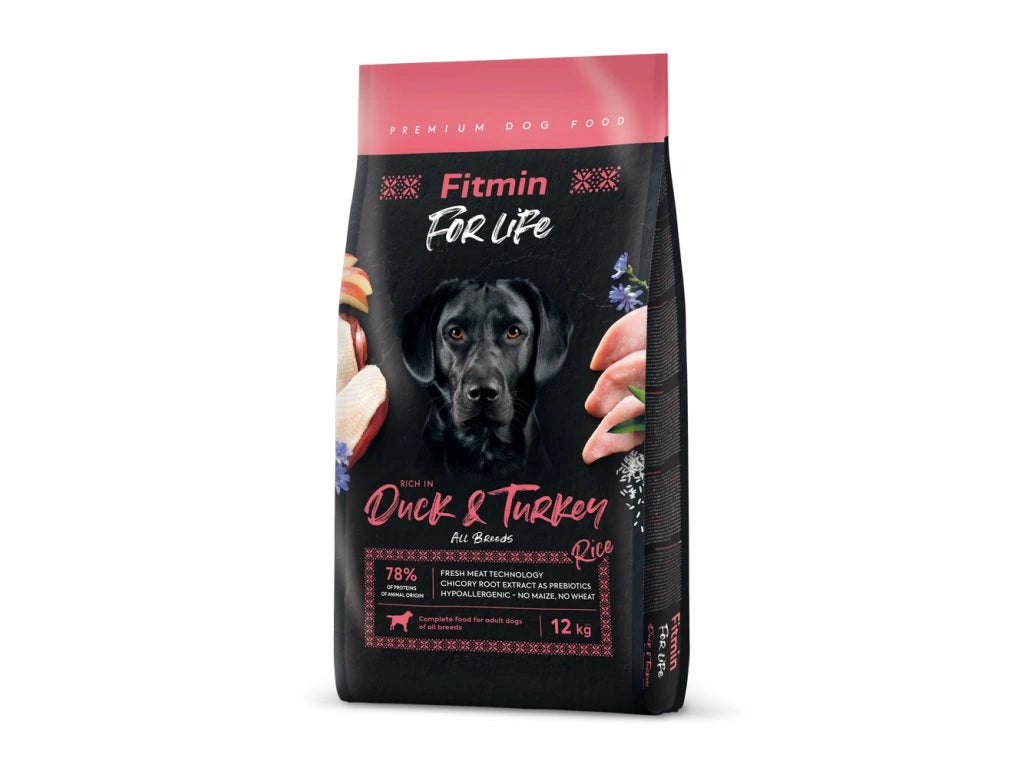 Fitmin For Life Duck & Turkey dog ​​food 12 kg