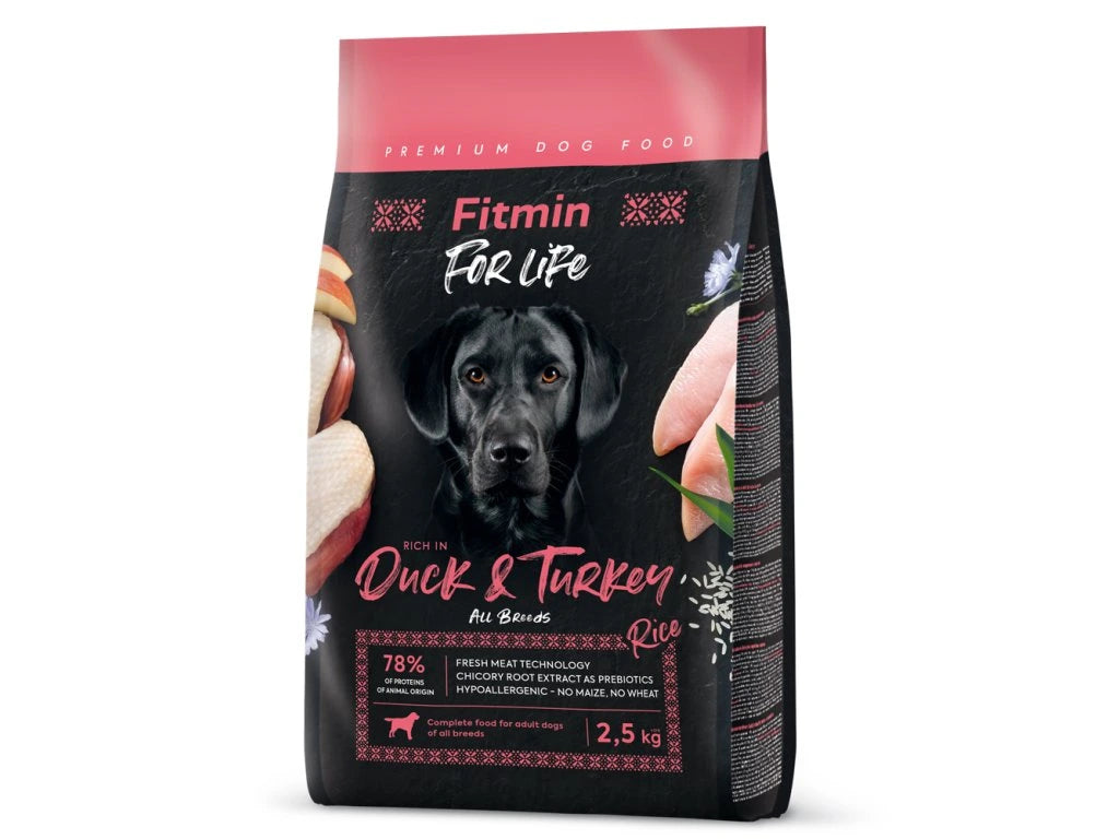 Fitmin For Life Duck & Turkey dog ​​food 2.5 kg