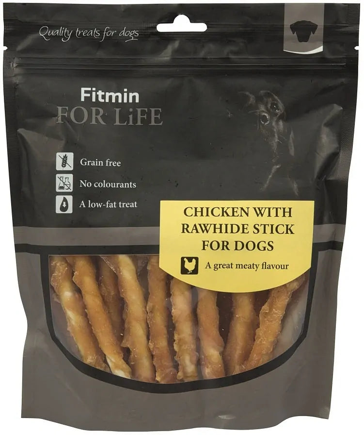 Fitmin For Life chicken with rawhide stick 400g 